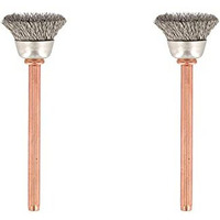 Dremel 531-02 Stainless Steel Brushes (2 Pack), 1/2""