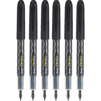 Pilot Varsity Disposable Fountain Pens, Black Ink (90010), Pack Of 6