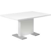 Monarch Specialties High Glossy White Dining Table, 35 X 60-Inch