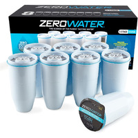 Zerowater Official Replacement Filter - 5-Stage Filter Replacement 0 Tds For Improved Tap Water Taste - System Nsf Certified To Reduce Lead, Chromium, And Pfoa/Pfos, 8-Pack