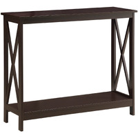 Convenience Concepts Oxford Console Table With Shelf, Espresso