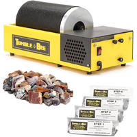 Tumble-Bee Rock Tumbler - Large Tumbler For Adults And Kids - Rotary Machine For Stone, Rock, Metal And Sea Glass - Polishing Machine Kit For Professionals & Hobbyists - Model Tb-14-Kit