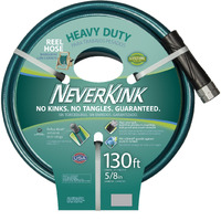 Teknor Apex 100519523 Neverkink 8615-130, Heavy Duty Hose Reel Garden Hose, 5/8-Inch By 130-Feet