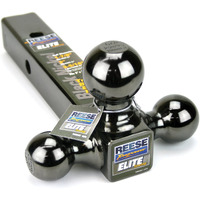 Reese Towpower 7039800 Triple Ball Mount, Black Nickel, Versatile And Universal