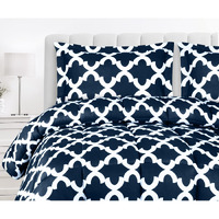 Utopia Bedding King Comforter Set (Navy) With 2 Pillow Shams - Bedding Comforter Sets - Down Alternative Comforter - Soft And Comfortable - Machine Washable