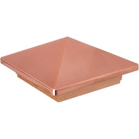 Universal Consumer Products 72219 6X6 Copper Victoria Cedar Cap, 6 X 6