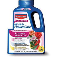 Bioadvanced 043929293566 Bayer Advanced 701110A All In One Rose And Flower Care Granules, 4-Pou, 4-Pound, Assorted