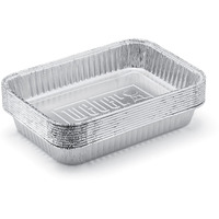 Weber Aluminum Drip Pans, 5 X 1.4 X 7.5 Inches, Set Of 10
