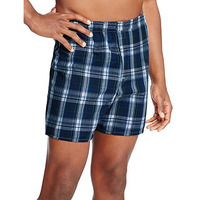 Hanes Ultimate Mens Big Tartan Boxers-Multiple Packs And Colors, Assorted-5 Pack, Medium
