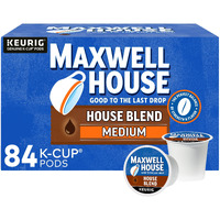 Maxwell House House Blend Medium Roast K-Cup Coffee Pods (84 Ct Box)