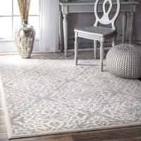 Nuloom Jaime Vintage Trellis Area Rug, 5X7, Gray