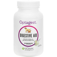 In Clover Optagest Daily Digestive Enzymes For Dogs. Organic Prebiotic Natural Enzyme Powder For Immune Support, Healthy Stools And Less Gas. No Foreign Probiotics, 3.5Oz