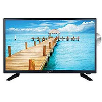 Supersonic Sc-2412 Led Widescreen Hdtv & Monitor 24"", Built-In Dvd Player With Hdmi, Usb, Sd & Ac/Dc Input: Dvd/Cd/Cdr High Resolution And Digital Noise Reduction