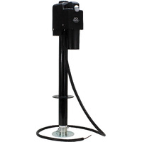 Quick Products Jq-3500B Power A-Frame Electric Tongue Jack With Led Work Light And Permanent Ground Wiring For Camper Trailer, Rv - 3,650 Lbs. Capacity (Higher Then Standard 3,500 Lbs. Jack!), Black