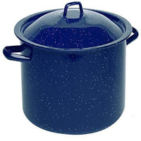 Imusa Usa Speckled Enamel Stock Pot 775-Quart, Blue