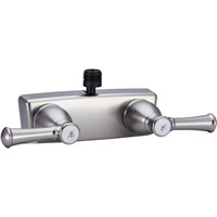 Dura Faucet Df-Sa100L-Sn Rv Shower Faucet Valve Diverter With Hot/Cold Handles (Brushed Satin Nickel)