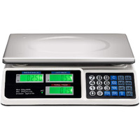 Safstar Electronic Price Computing Scale Lcd Digital Commercial Food Meat Weighting Scale 66 Ib Capacity