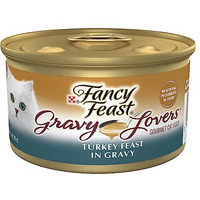 Purina Fancy Feast Gravy Lovers Turkey Feast Gourmet Cat Food In Wet Cat Food Gravy - 3 Oz. Can
