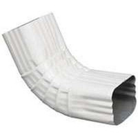Amerimax A Front Elbow 2  "" X 3  "" Aluminum White