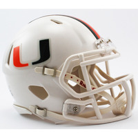 Miami Hurricanes Helmet Riddell Replica Mini Speed Style
