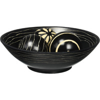Koehler Home Decor Artisan Deco Centerpiece Wooden Bowl And Trio Balls
