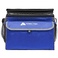 Ozark Trail 12 Can Expandable Top Soft-Sided Cooler - Fits 12 Cans - Outdoor Equipment (Blue)
