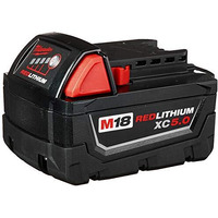 Milwaukee 48-11-1850 M18 Redlithium 5.0Ah Bat Pack
