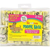 Scoochie Super Value Poopie Bag Refill Rolls 25/Pkg-