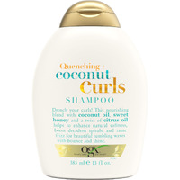 Ogx Quenching + Coconut, Curl-Defining Shampoo, Hydrating & Nourishing Curly Hair Shampoo With Coconut Oil, Citrus Oil & Honey, Paraben, Sulfate-Free Surfactants, 13 Floz