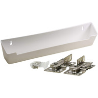 H. Bowes Sink Front Tip-Out Tray (For 15 "" Wide Space, 14-3/4 "" Tray Size, White)