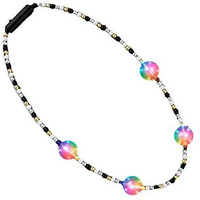 Blinkee Flashing Multicolor Disco Prism Balls Fancy Party Necklace