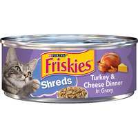 Purina Friskies Gravy Wet Cat Food, Shreds - (24) 5.5 Oz. Cans
