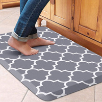 Wiselife Kitchen Mat And Rugs Cushioned Anti-Fatigue,17.3 ""X 28 "",Non Slip Waterproof Ergonomic Comfort Mat For Kitchen, Floor Home, Office, Sink, Laundry, Grey