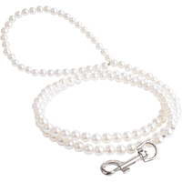 Cdycam 120Cm 4Ft Custom Pearls Beaded Pet Dog Cat Training Walking Leash Lead Leashes