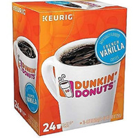 Dunkin ' Donuts 2519292 French Vanilla Coffee K-Cup Pods Medium Roast 24/Box (400847)