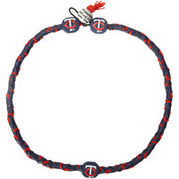 Mlb Minnesota Twins Team Color Frozen Rope Baseball Necklace