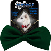 Mirage Pet Products 48-32 Eg Plain Bow Tie Emerald Green Small