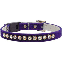 Mirage Pet Product Velvet Breakaway Cat Collar Purple 10