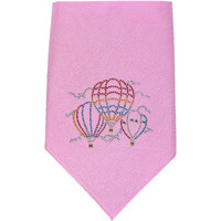 Mirage Pet Products Hot Air Balloons Rhinestone Bandana Small Light Pink