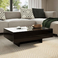 Vidaxl Coffee Table High Gloss Black