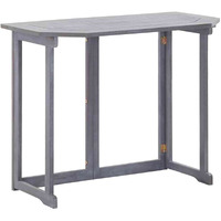 Vidaxl Folding Balcony Table 35.4""X19.7""X29.1"" Solid Acacia Wood