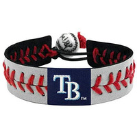 Mlb Tampa Bay Rays Baseball Bracelet, One Size, Reflective