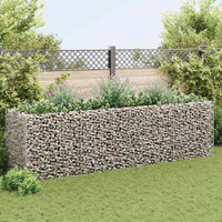 Vidaxl Gabion Raised Bed Steel 141.7""X35.4""X39.4""