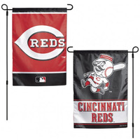 Cincinnati Reds Flag 12X18 Garden Style 2 Sided