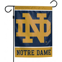 Notre Dame Fighting Irish Flag 12X18 Garden Style 2 Sided