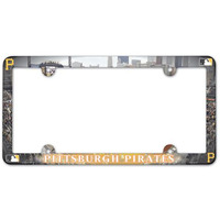 Pittsburgh Pirates License Plate Frame Plastic Full Color Style - Special Order