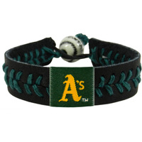 Oakland Athletics Bracelet Team Color Baseball Black Co