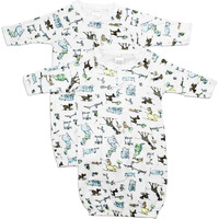 Printed Infant Gowns - 2 Pack