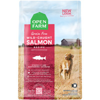 Open Farm Wild-Caught Salmon Grain-Free Dry Dog Food, Fresh Pacific Salmon Recipe With Non-Gmo Superfoods And No Artificial Flavors Or Preservatives, 4 Lbs