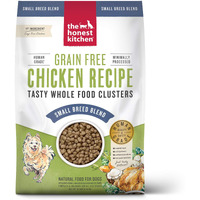The Honest Kitchen Whole Food Clusters Small Breed Grain Free Chicken Dry Dog Food 10 Lb Bag